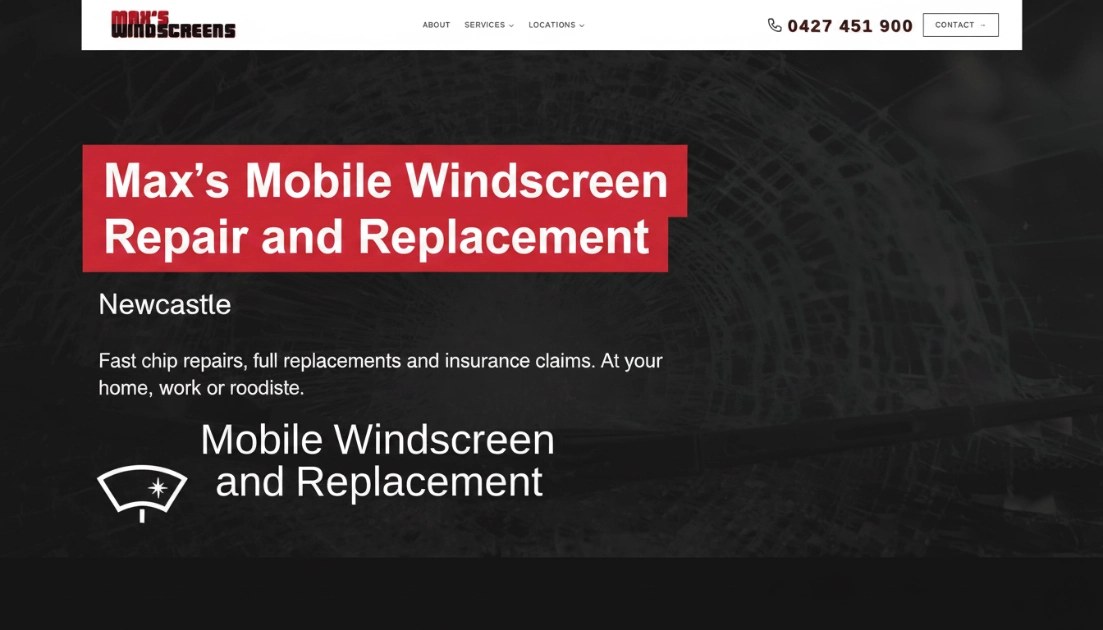 Max's Mobile Windscreen Repair and Replacement | Newcastle